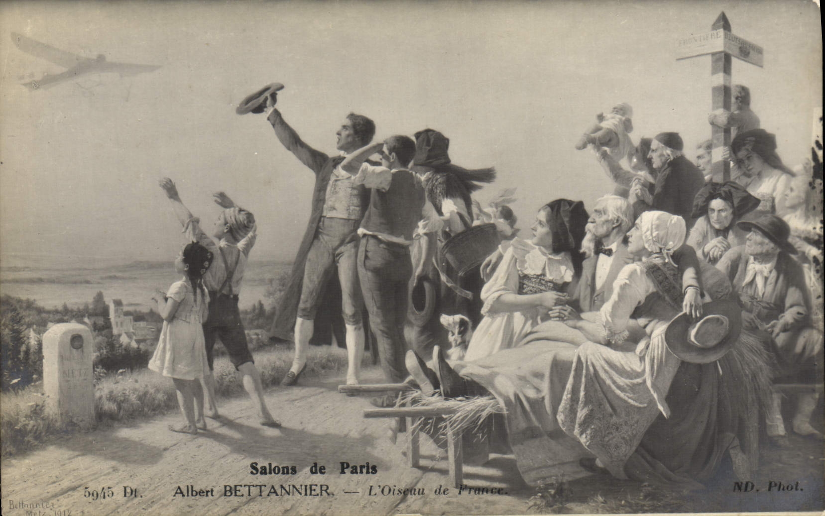 CPA Salons De Paris Albert Bettannier L'Oixeau De France