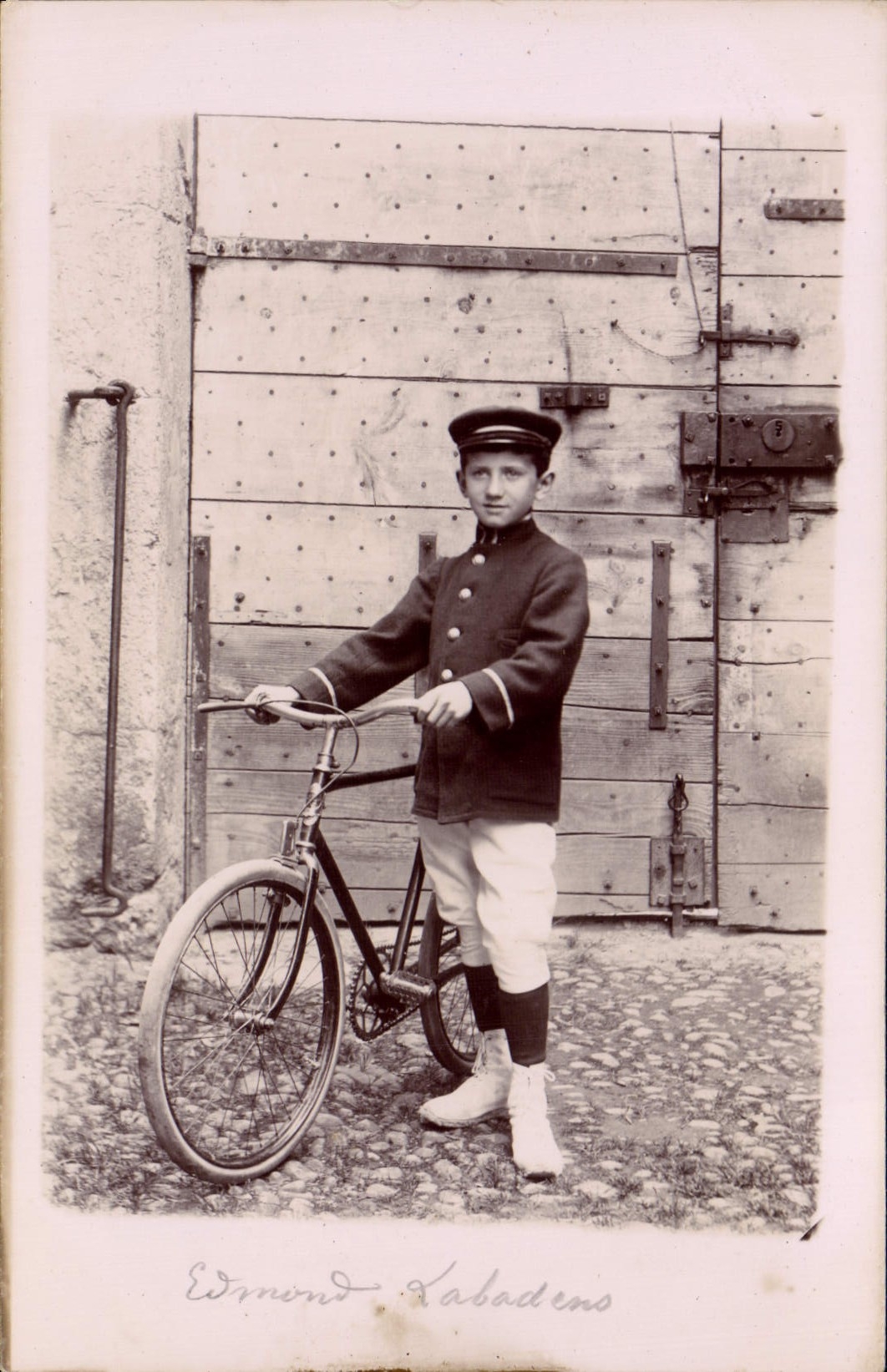 Real photo Enfant Edmond Labadens Velo Cycles