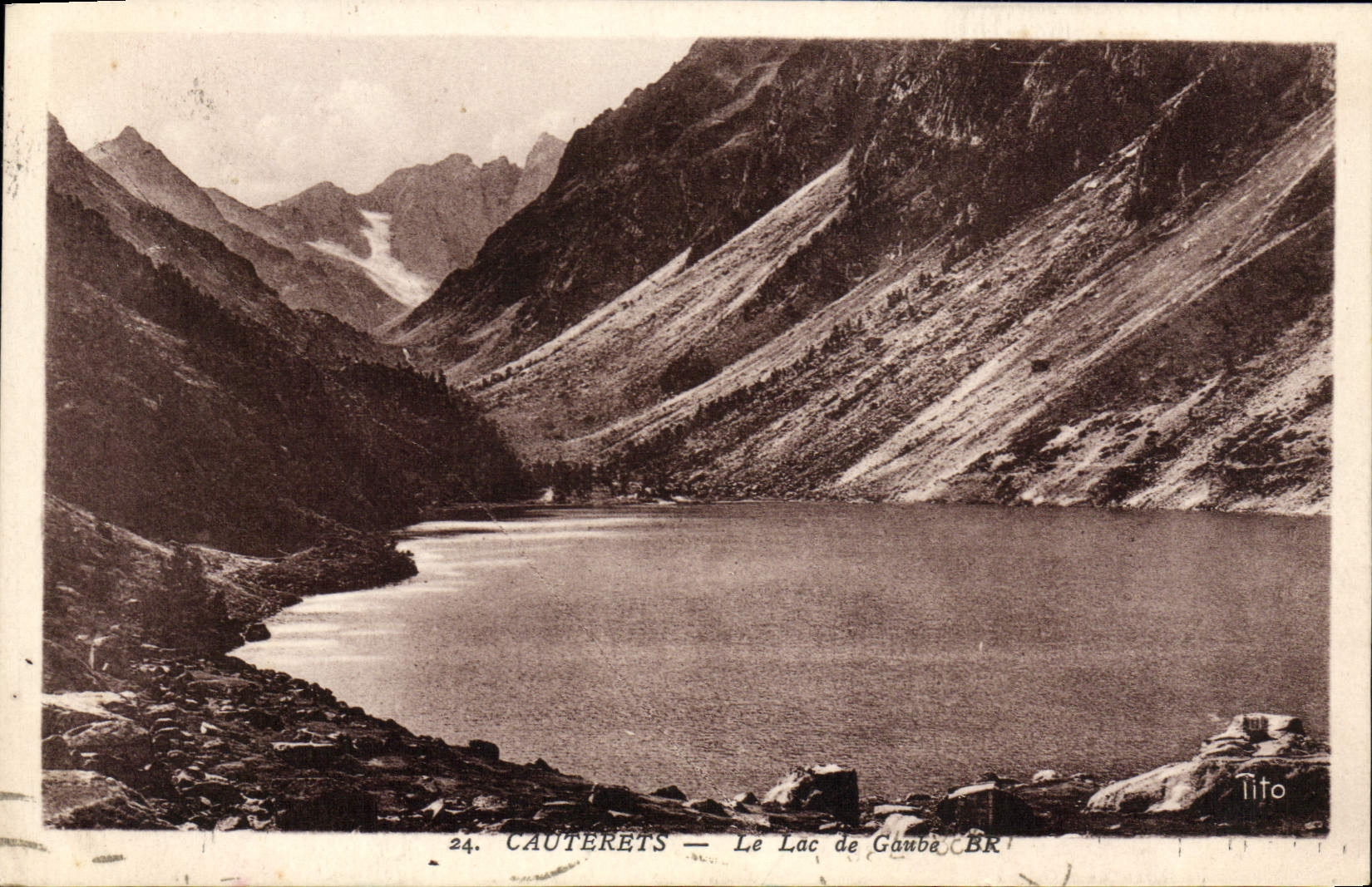 CPA Cauterets Le Lac De Gaube