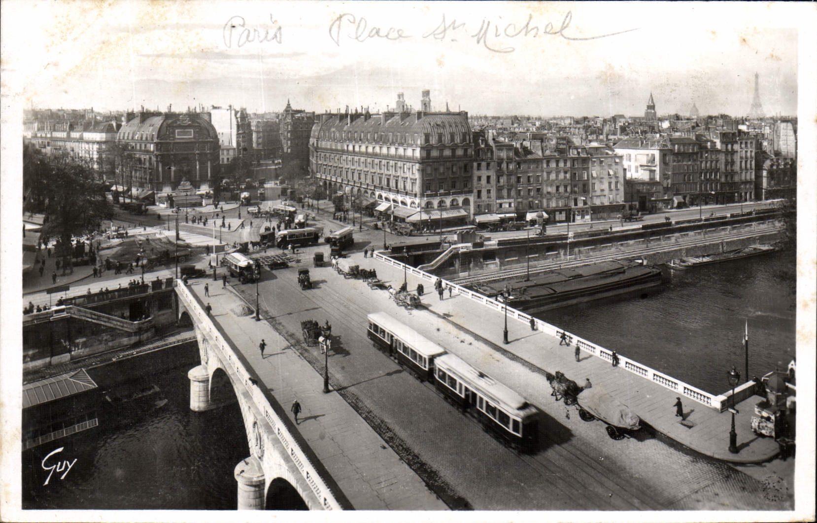 CPM Paris Place St Michel