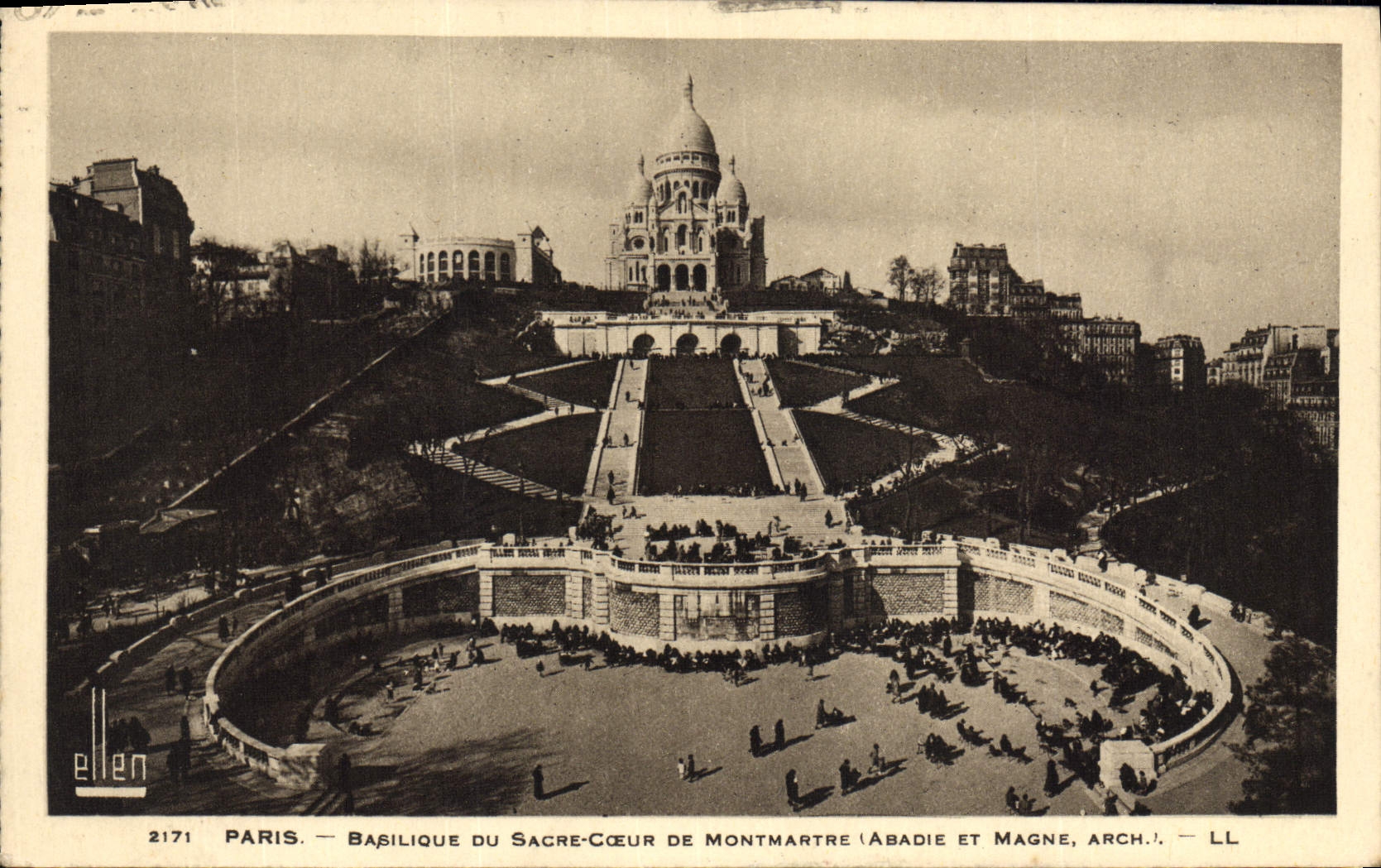 CPA Paris Basilique du Sacre Coeur de Montmartre 