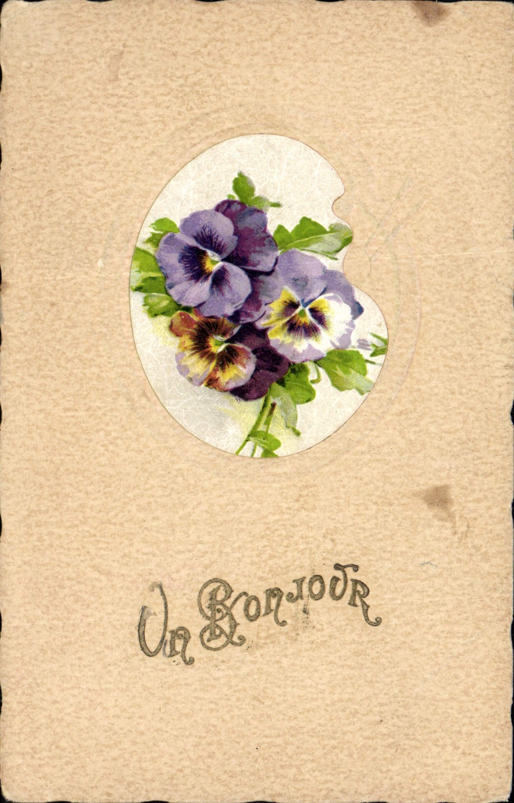 CPA Fantaisie Fleurs