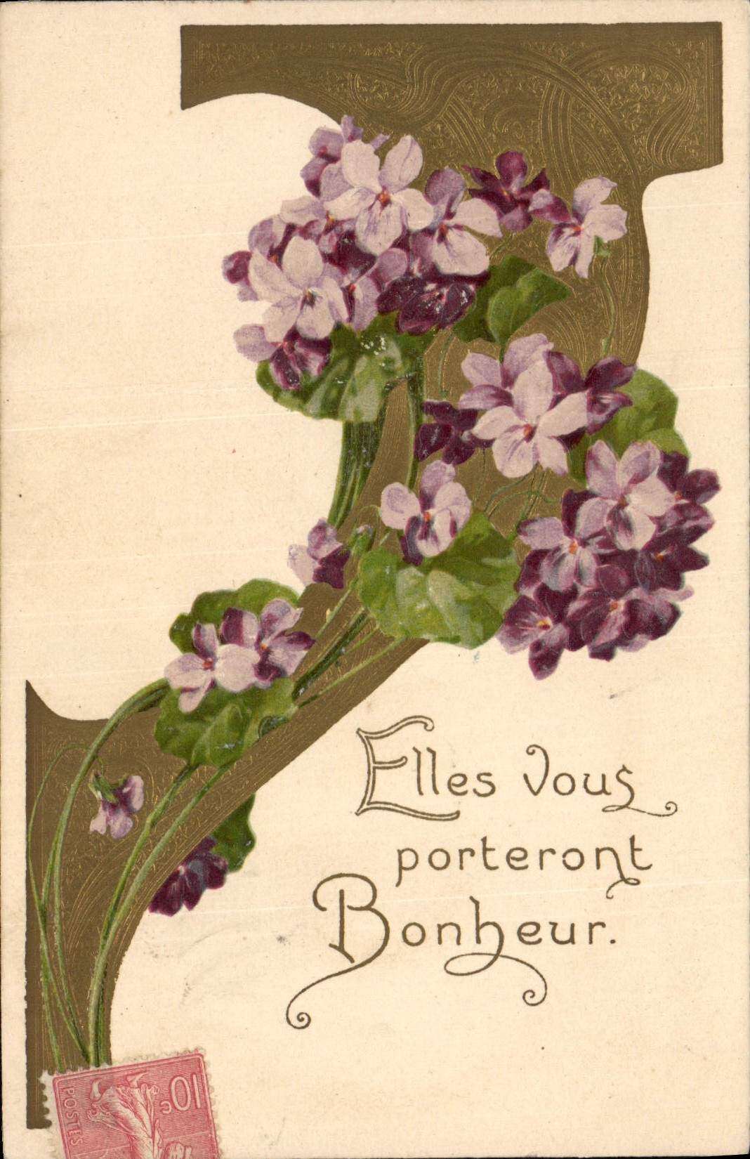 CPA Fantaisie Fleurs
