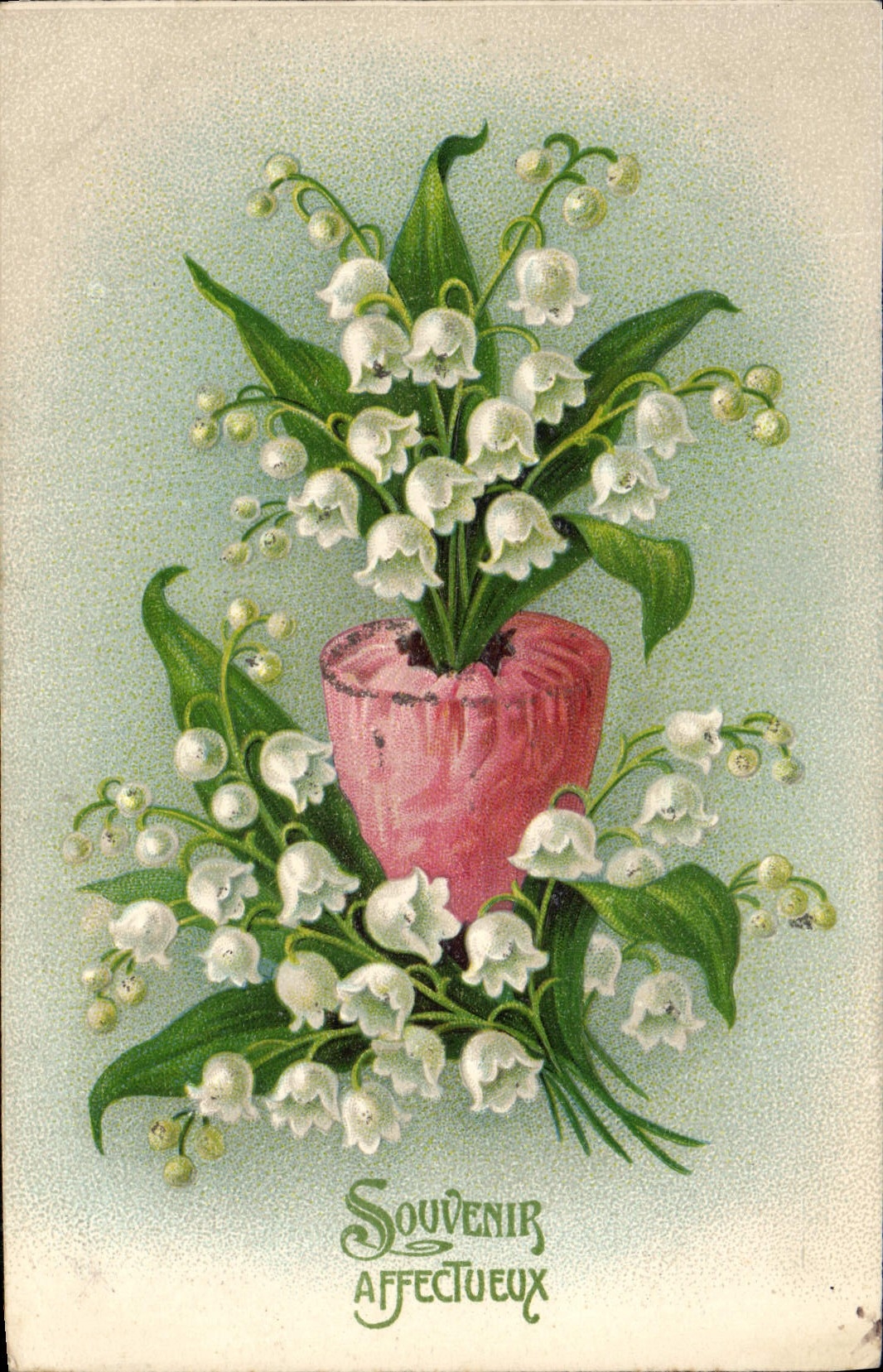 CPA Fantaisie Fleurs Muguet