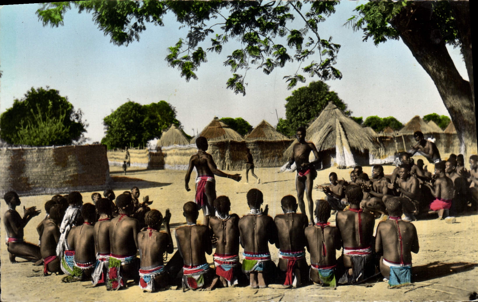 MODERN CARD Africa Colors Dances At the Village