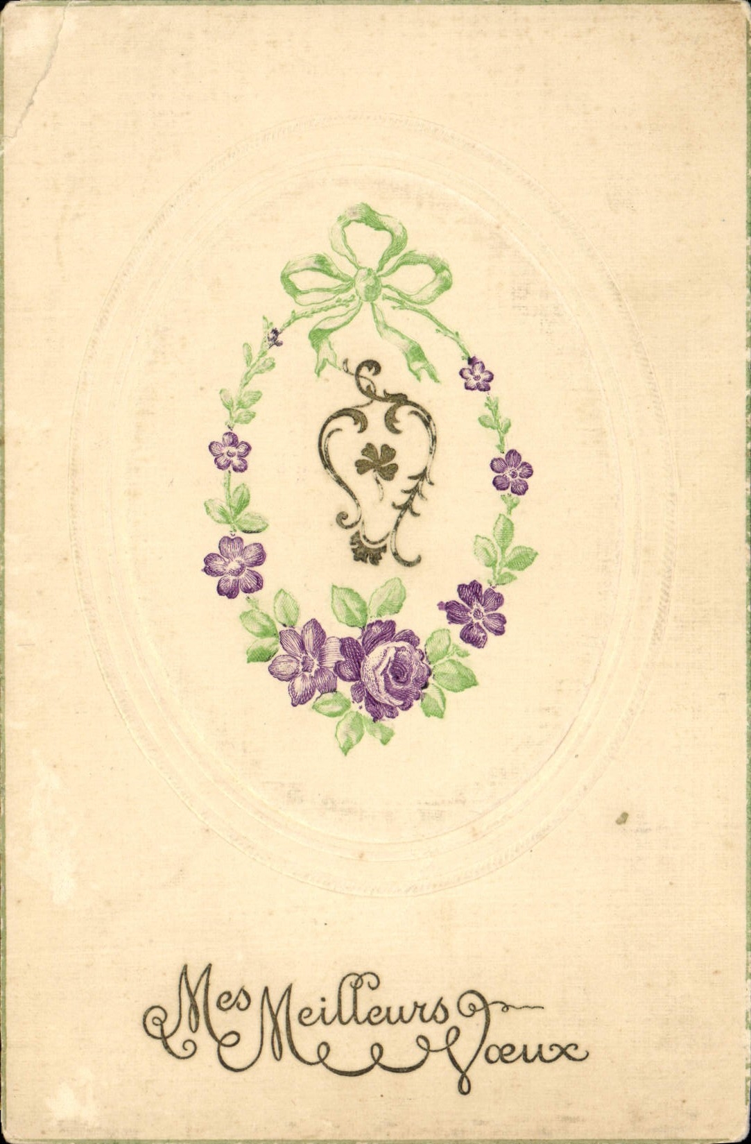 CPA Fantaisie Fleurs