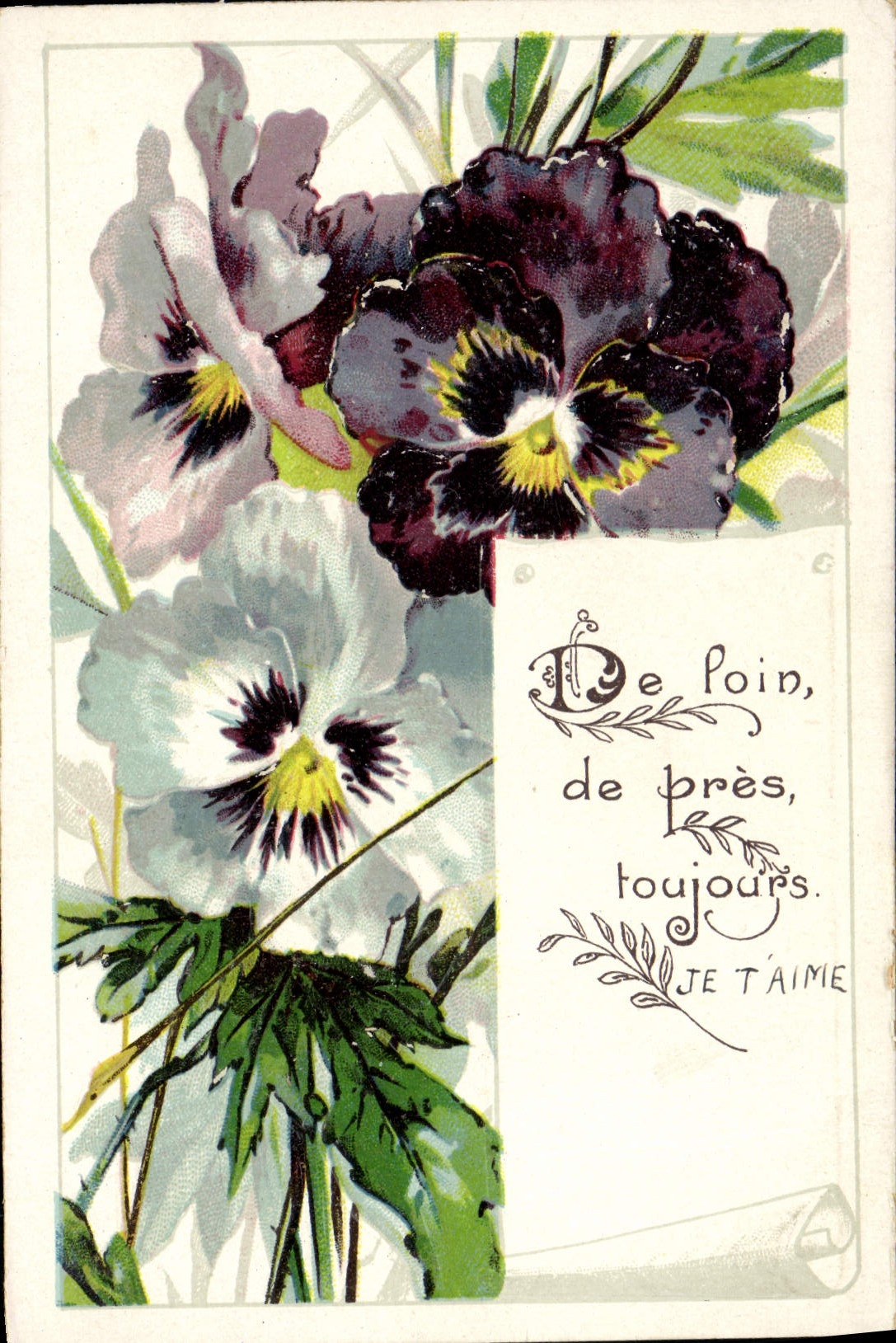 CPA Fantaisie Fleurs