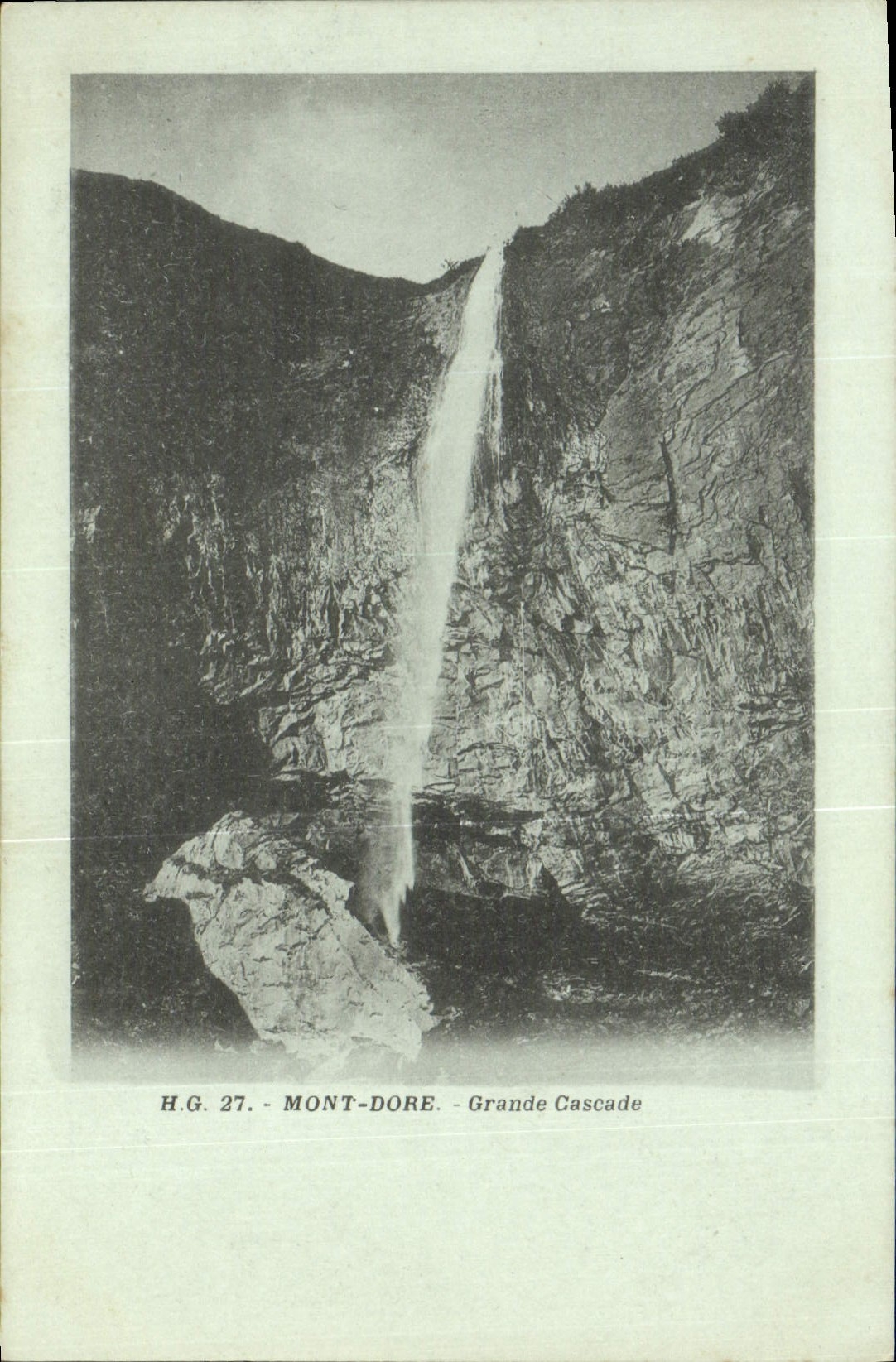 CPA Mont Dore Grande Cascade