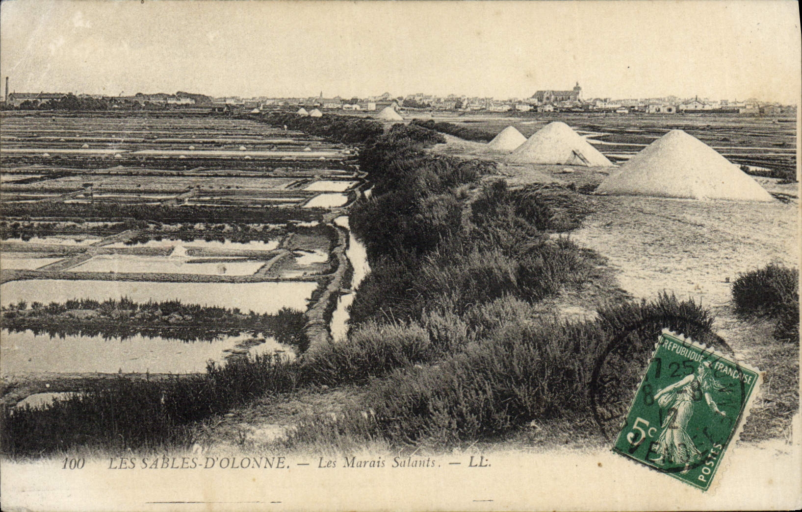 CPA Les Sables D'Olonne Les Marais Salants