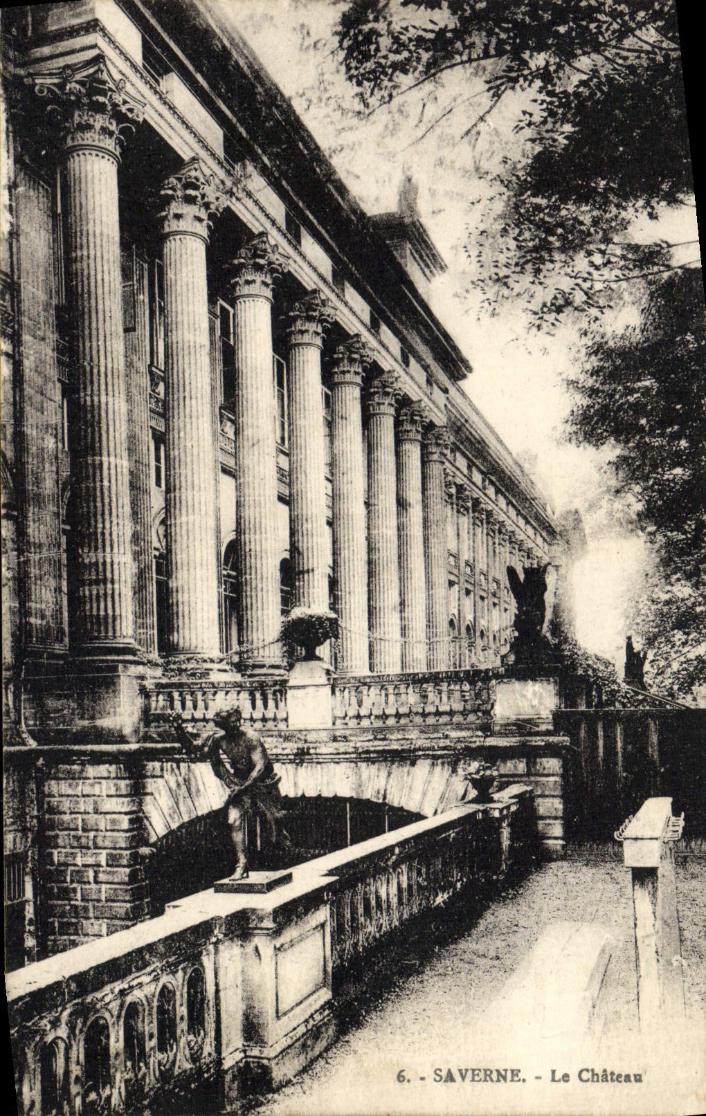 VINTAGE POSTCARD Saverne the Castle