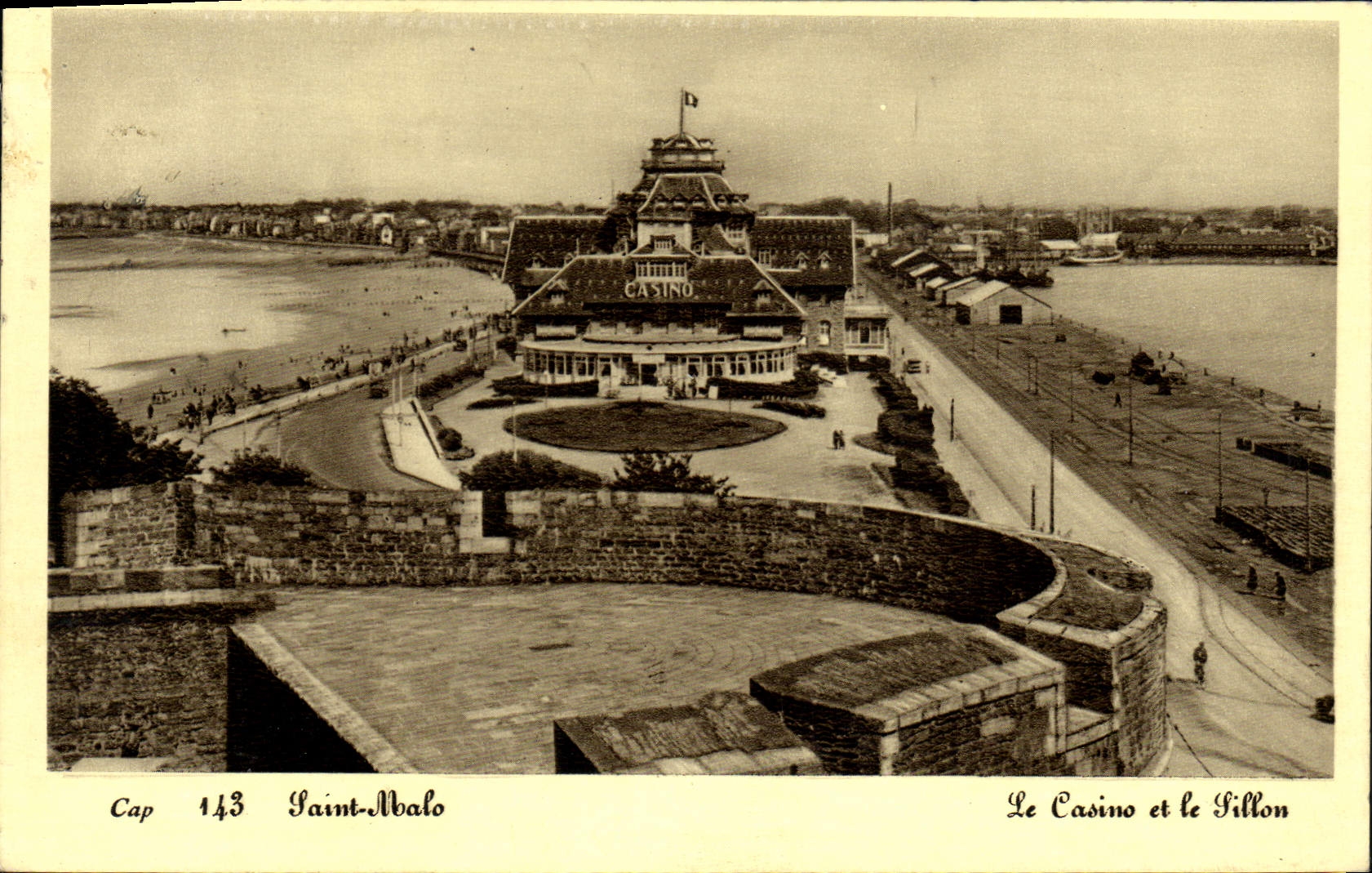CPA Saint Malo le casino et le sillon 