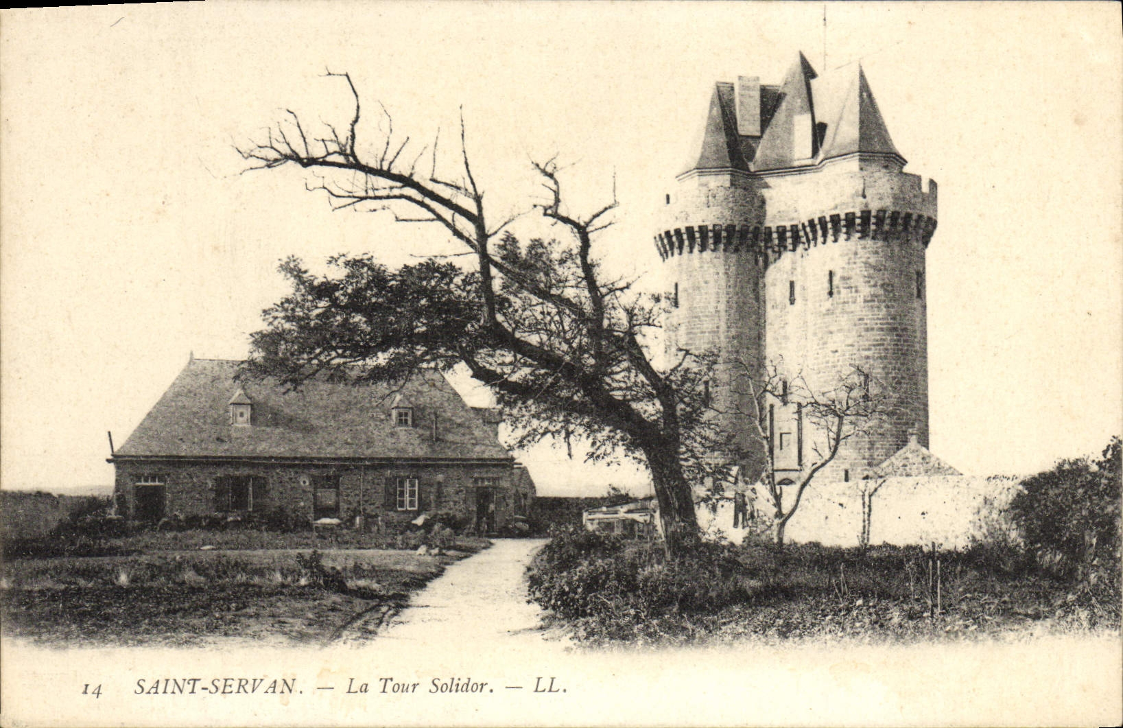 CPA Saint Servan La Tour Solidor