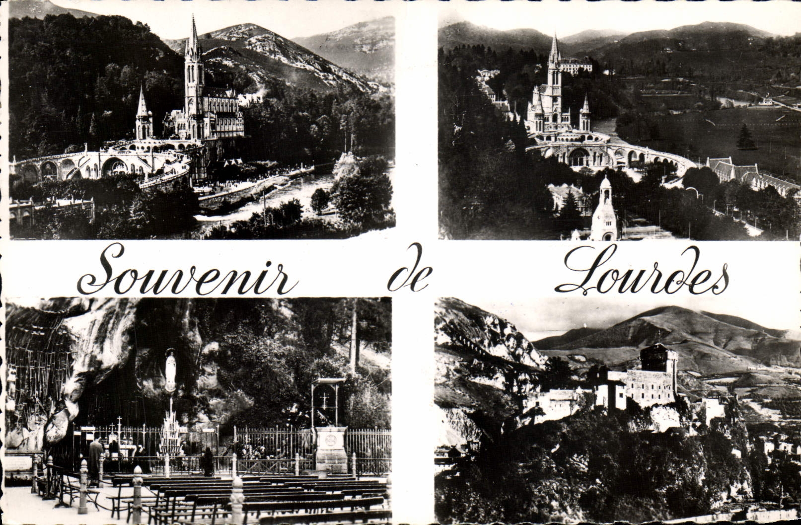 MODERN CARD Heavy the Cave and the strong castle the basilica