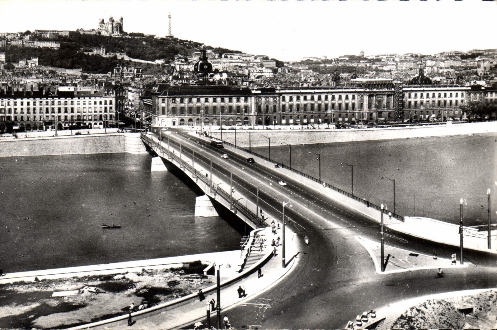 POSTAL MODERNA puente de Lyon de Guillotiere