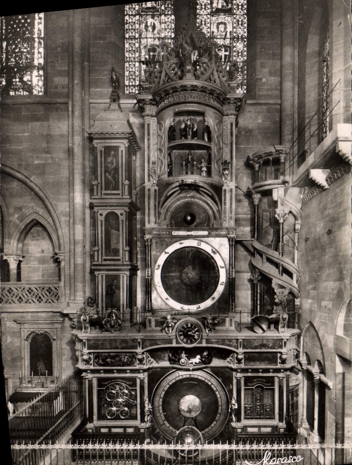 POSTAL MODERNA Estrasburgo la catedral el reloj astronómico