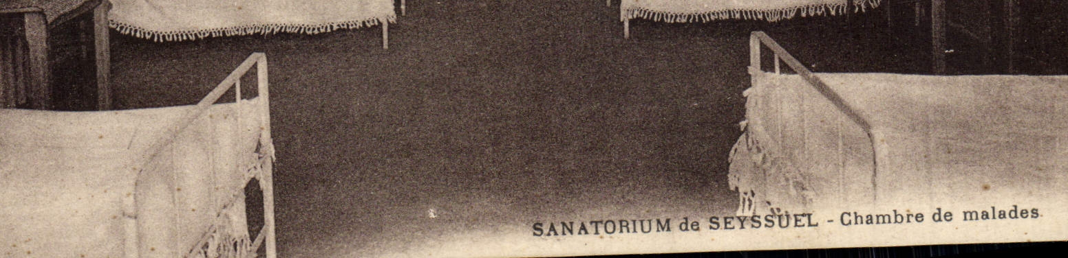 VINTAGE POSTCARD Sanatorium De Seyssuel Sick room