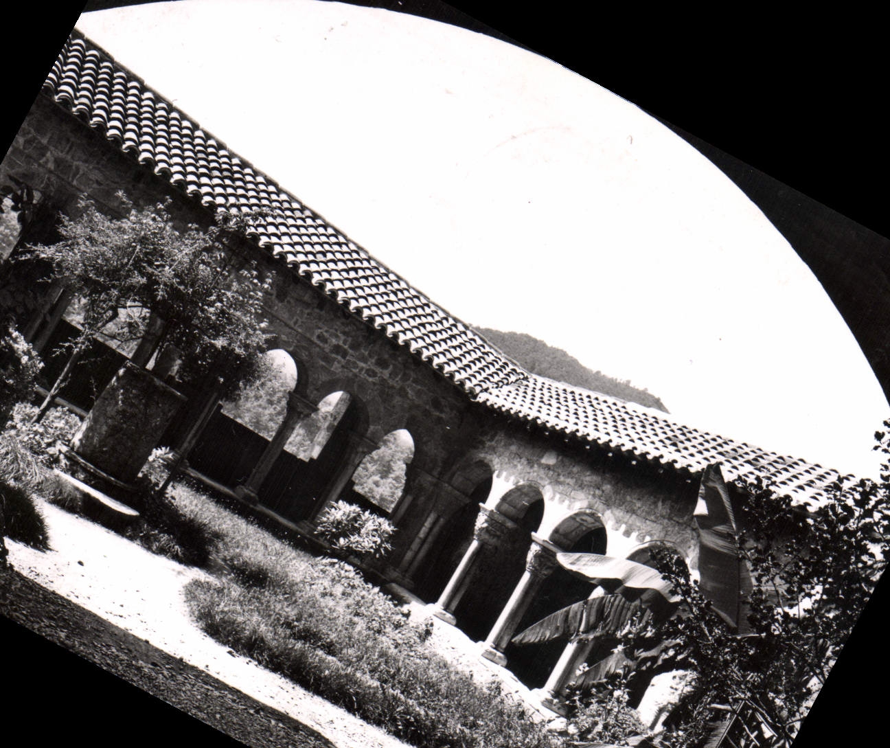 MODERN CARD St Bertrand De Comminges the Cloister Western Southern part