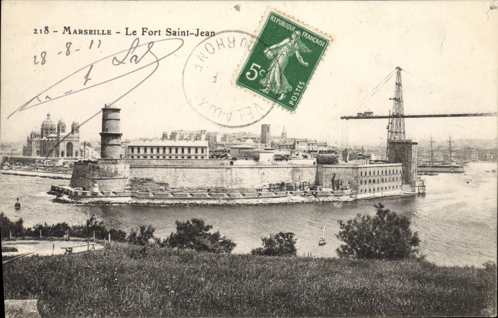 CPA Marseille Le Fort Saint Jean