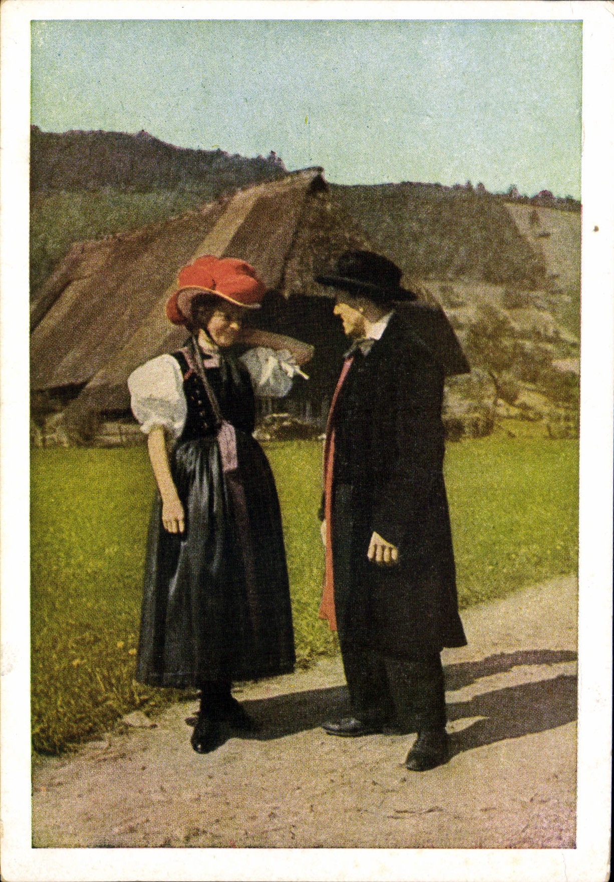 CPA Schwarzwald Trachten Aus Dem Gutachtal