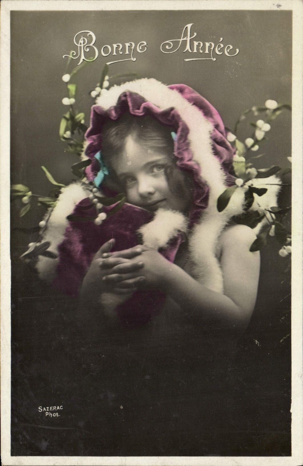 VINTAGE POSTCARD Happy New Year Fantasy Child