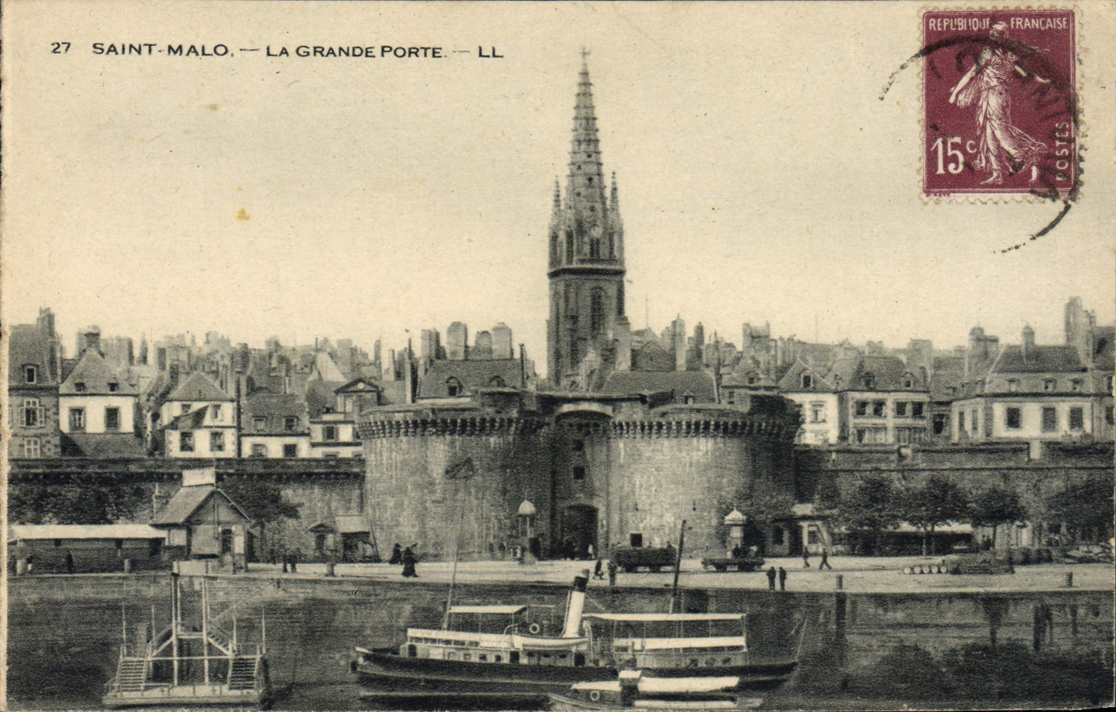 CPA Saint Malo La Grande Porte