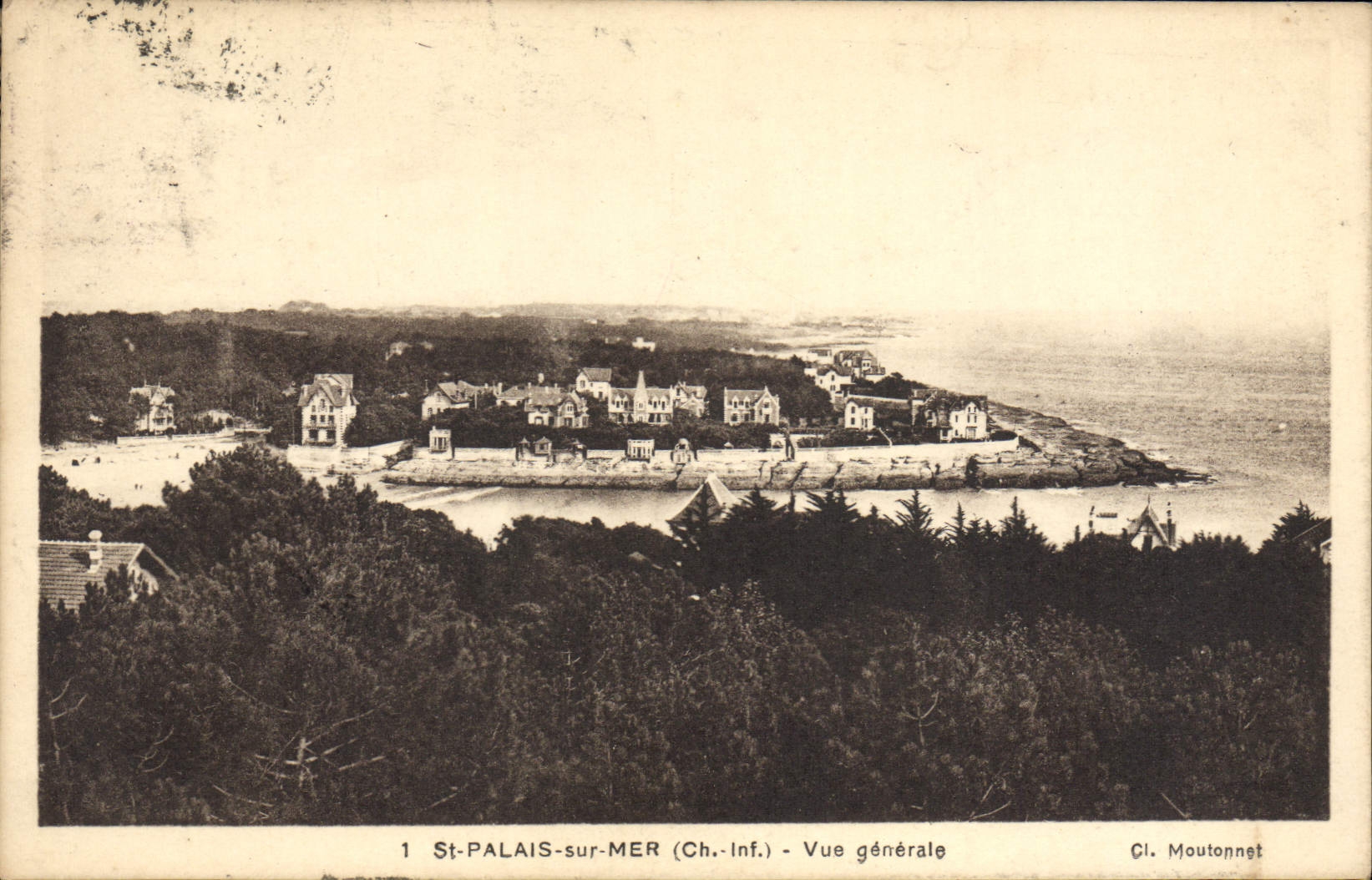 CPA St Palais Sur Mer Vue Generale