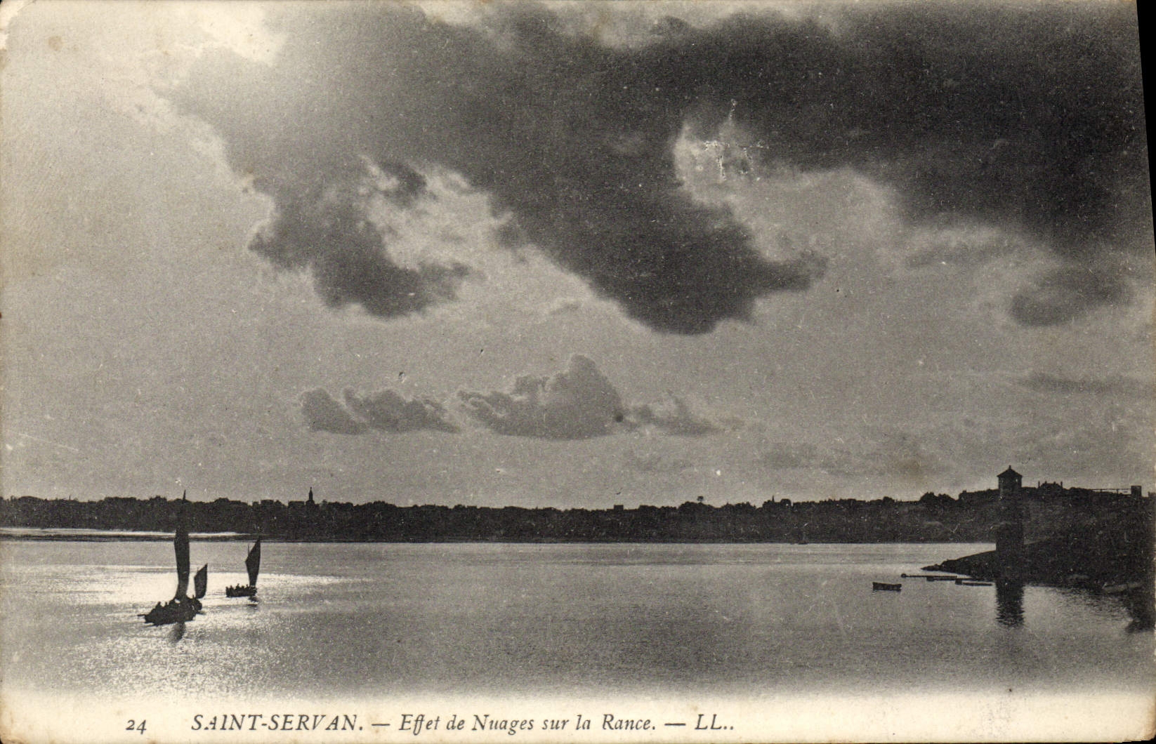 VINTAGE POSTCARD Holy Servan Effect Clouds On the Rancid one