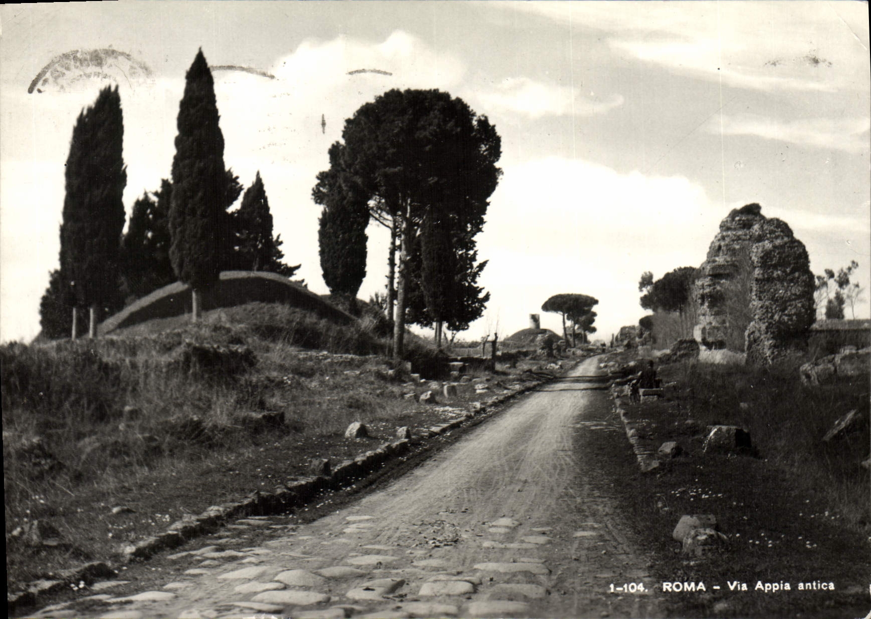 POSTAL MODERNA Roma vía Appia Antica