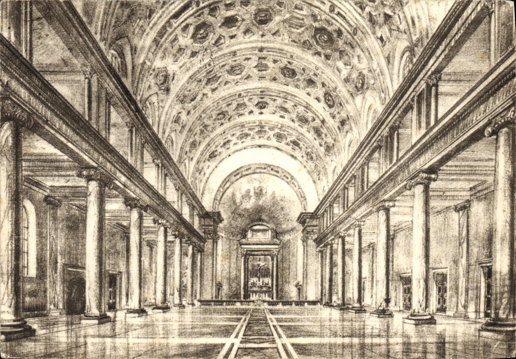 POSTAL Roma Viale Rumania de la VENDIMIA