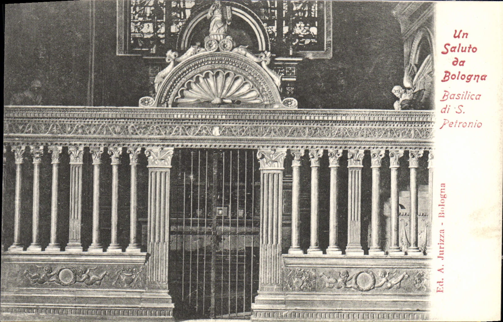 CPA Un Saluto Da Bologna Basilica di s Petronio