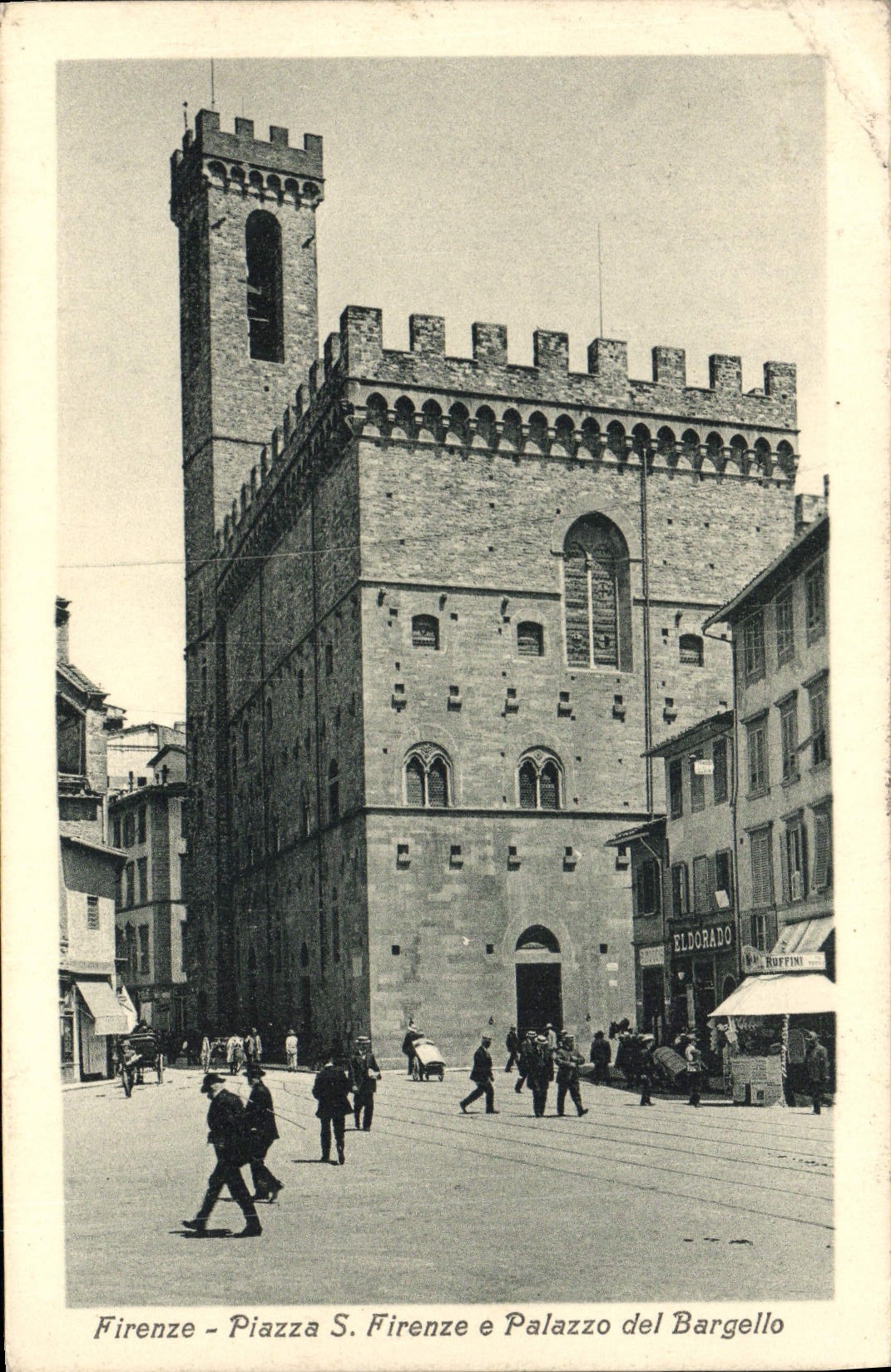 CPA Firenze Piazza S Firenze e Palazzo del Bargello