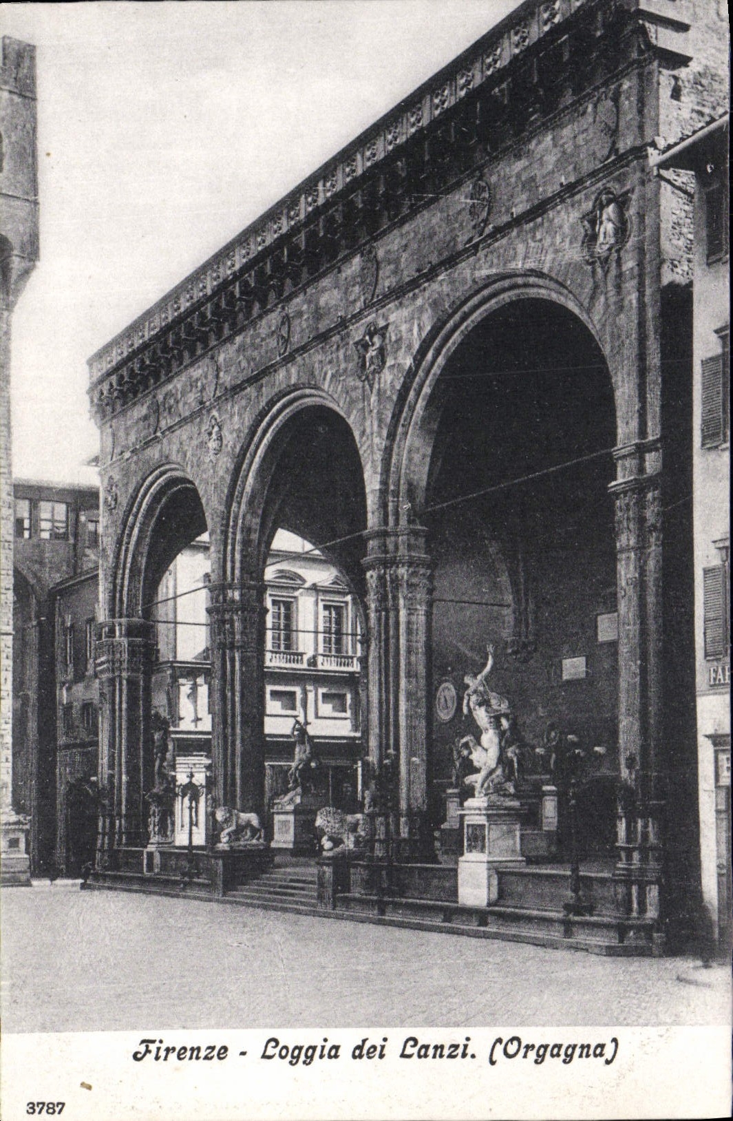 CPA Firenze Loggia Dei Lanzi Orgagna