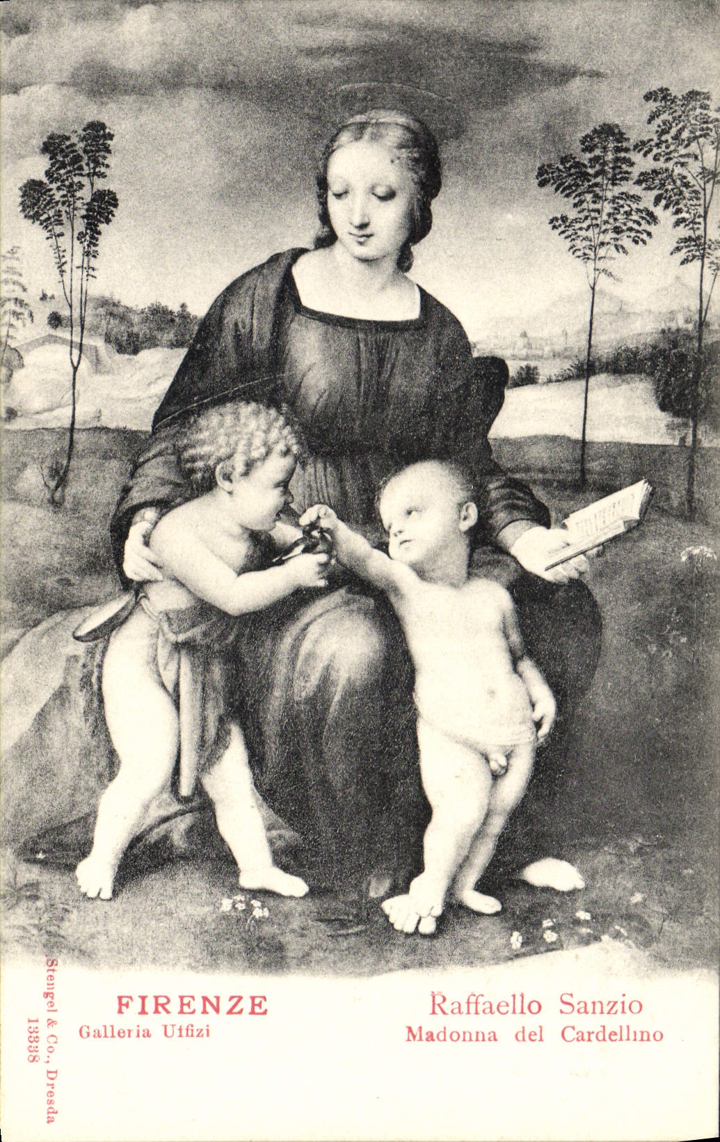 CPA Firenze Raffaello Sanzio Madonna del Cardellino