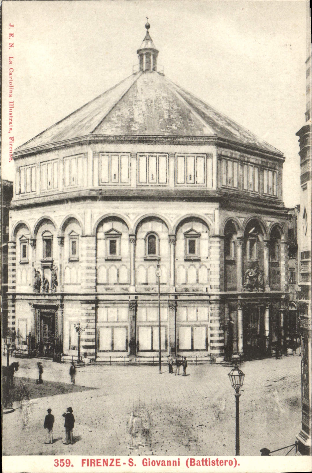 VINTAGE POSTCARD Firenze Giovanni Battistero