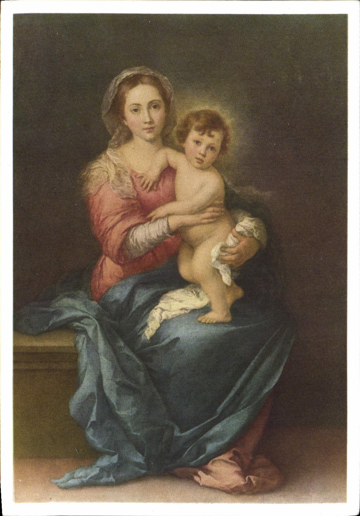 CPA La Vergise Col Figlio Murillo