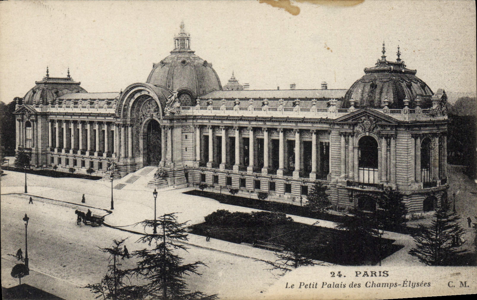 CPA Paris Le Petit Palais Des Champs Elysees