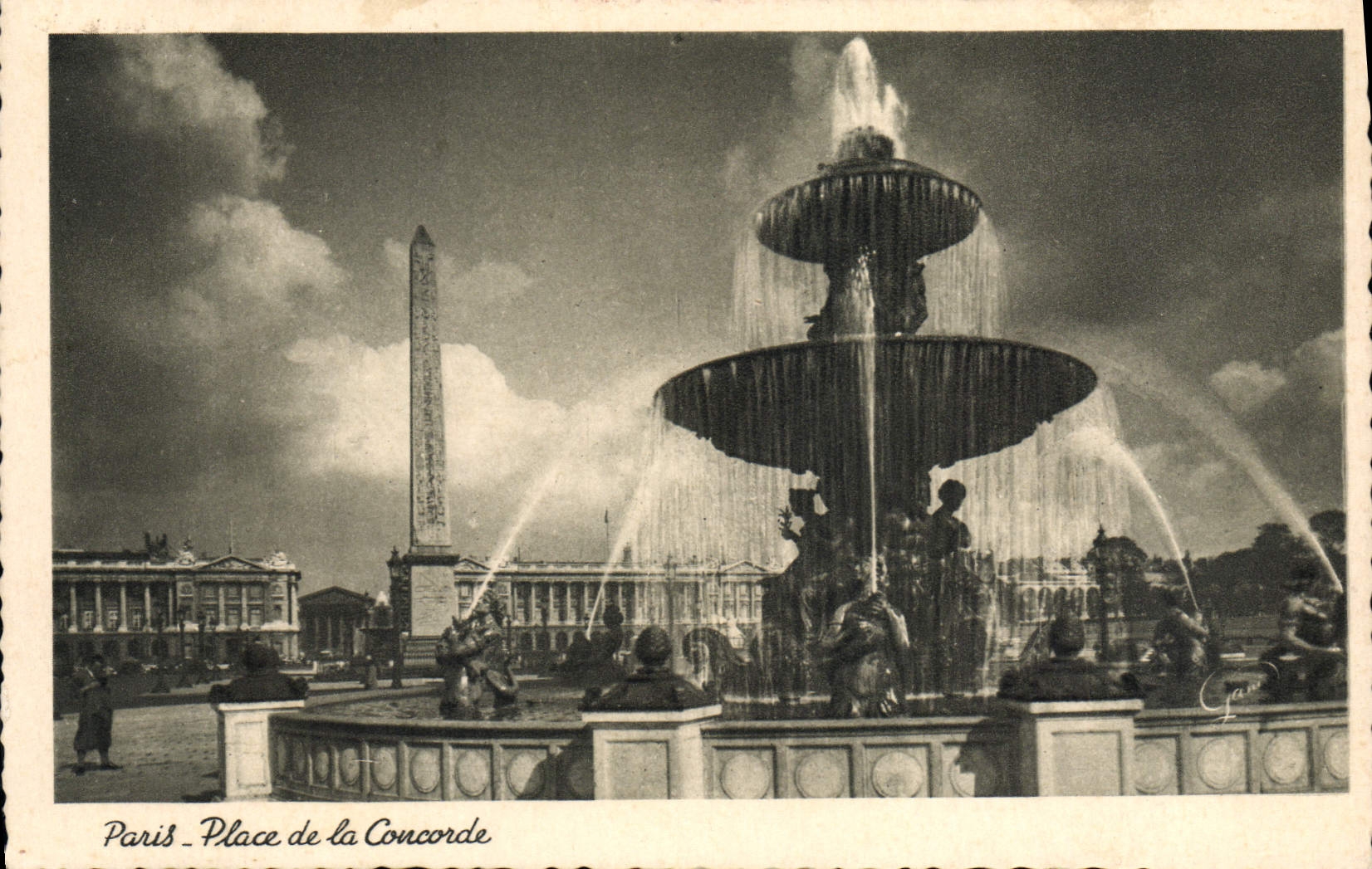 CPA Paris Place De La Concorde