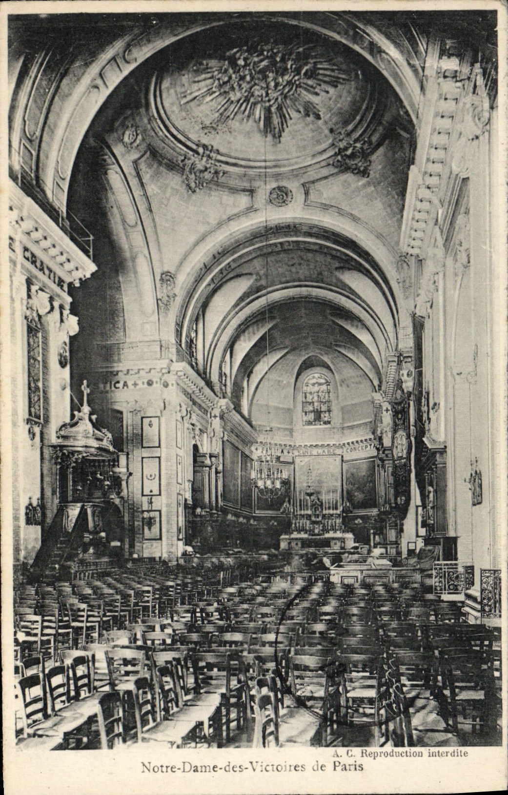 CPA Notre Dame Des Victoires Le Sanctuaire