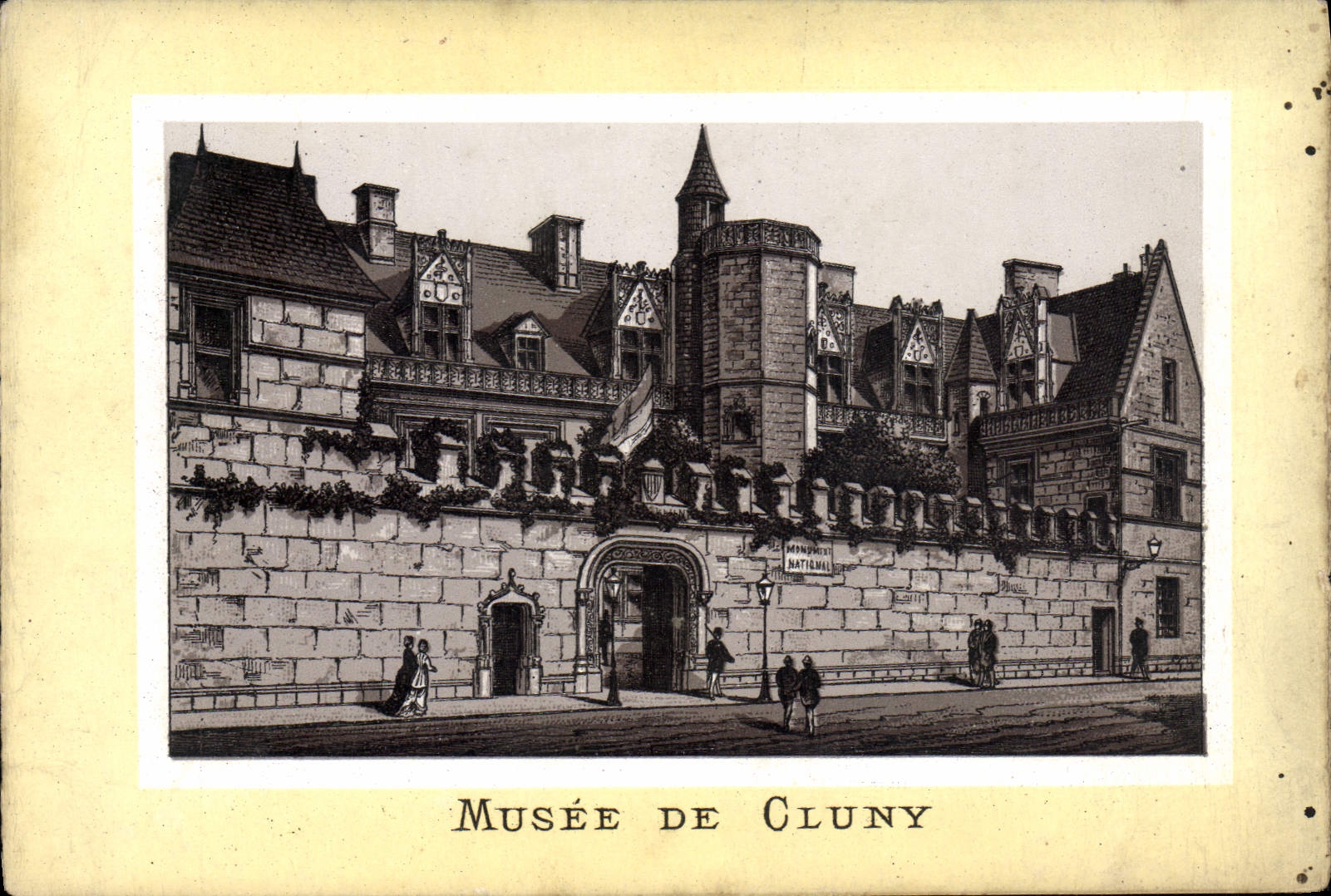 CPM Paris Musee De Cluny