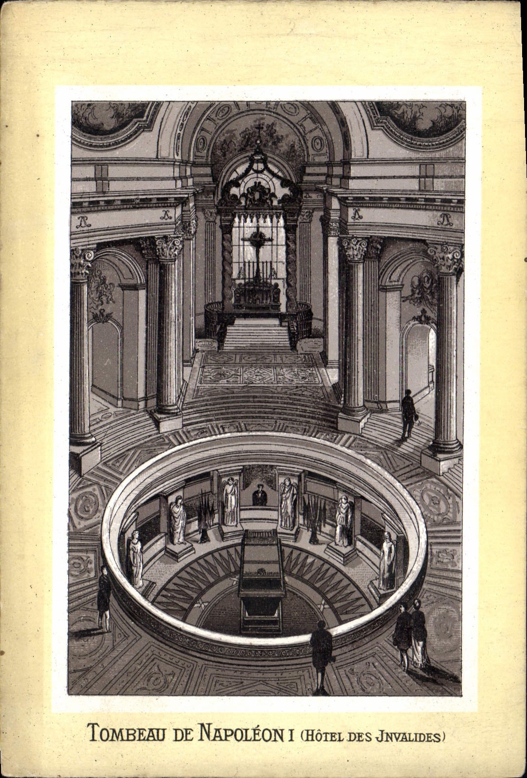 VINTAGE POSTCARD Paris Tomb Of Napoleon I Hotel of the Invalids
