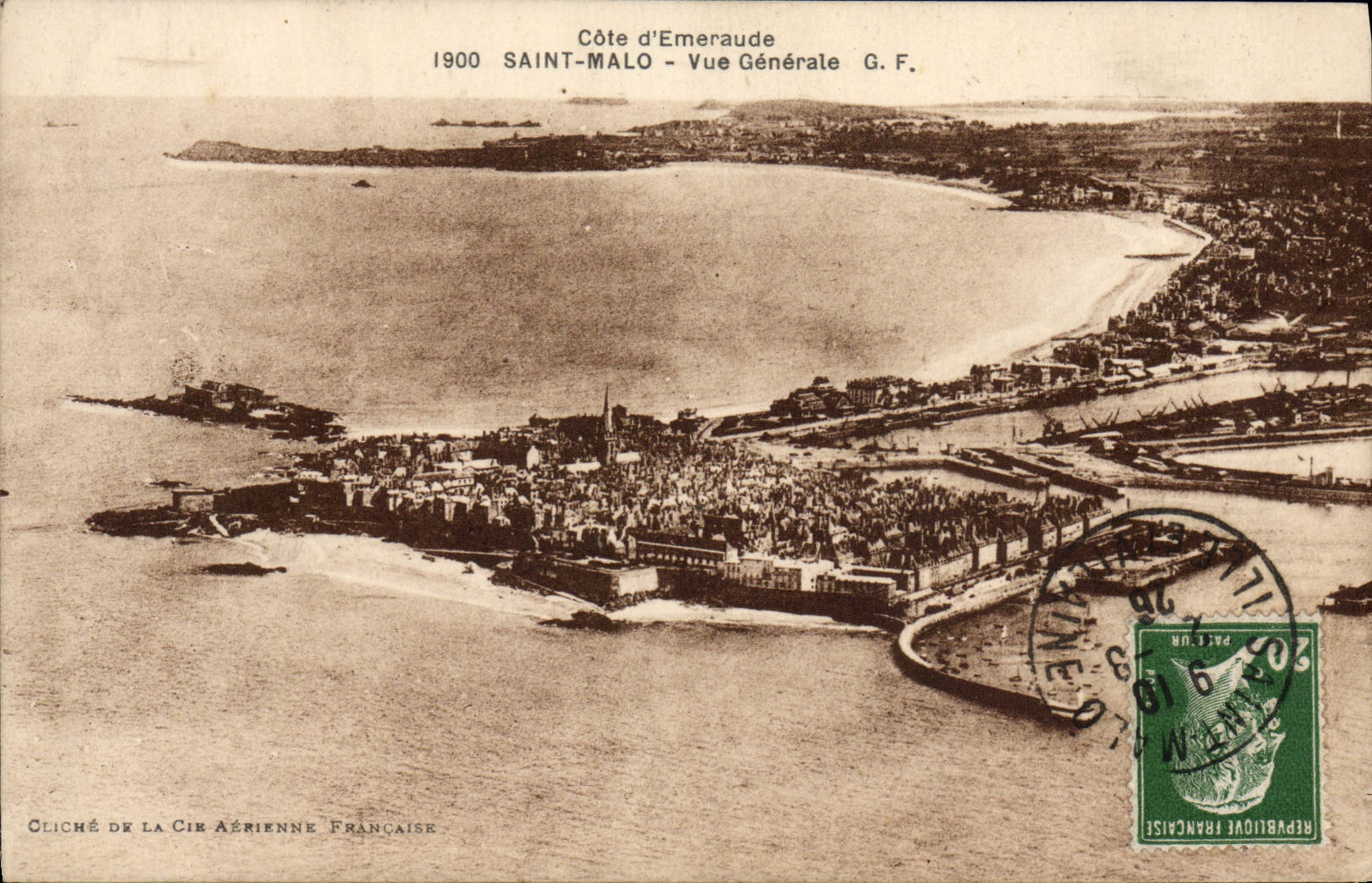 CPA Saint Malo Vue Generale