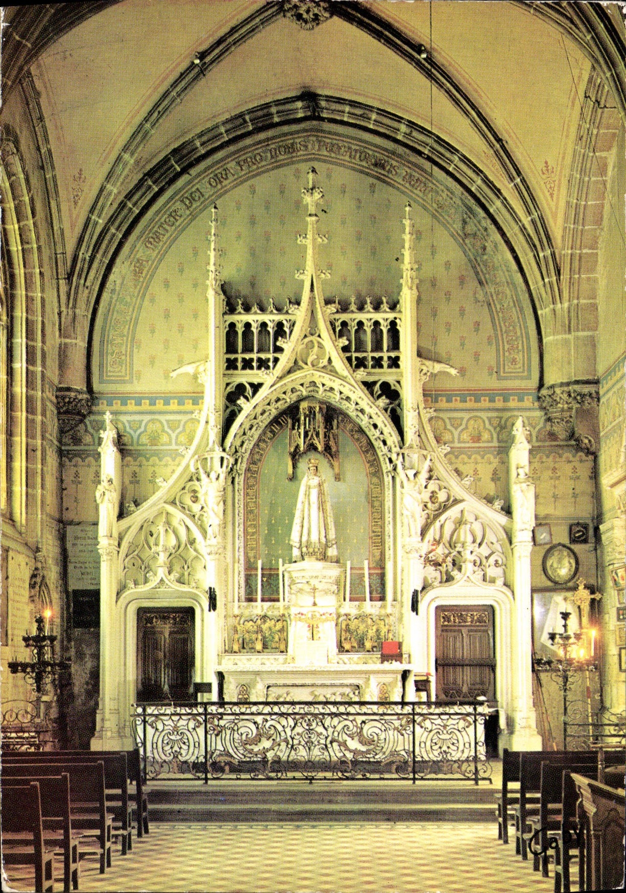 MODERN CARD Josselin Notre Dame Vault Of Roncier