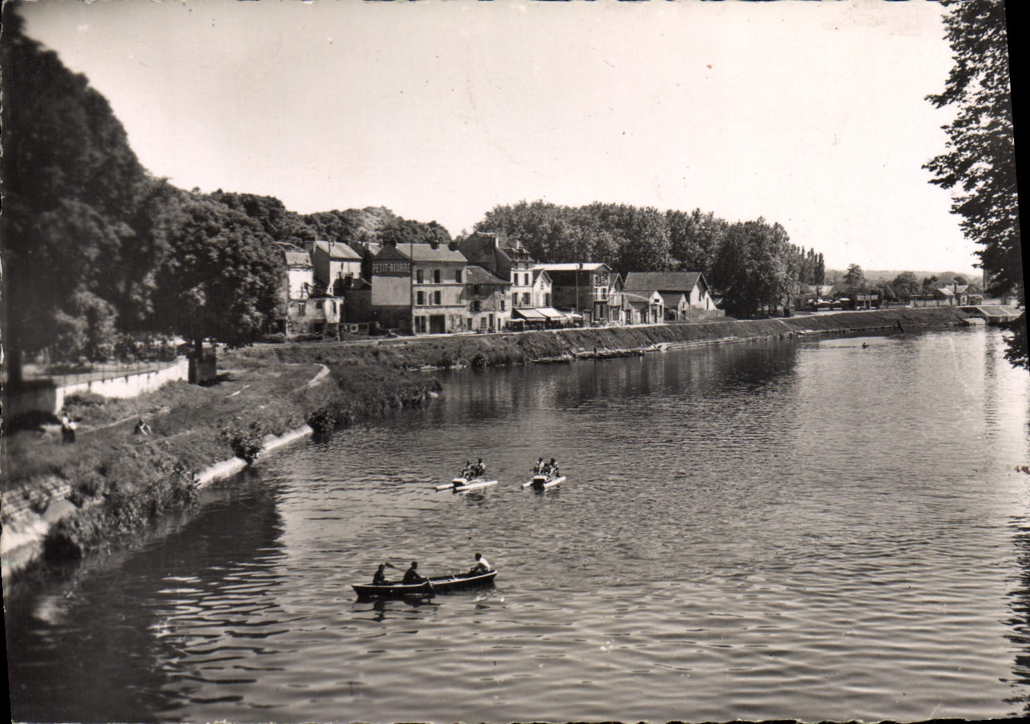 MODERN CARD Isle Adam the Edges De I' Oise