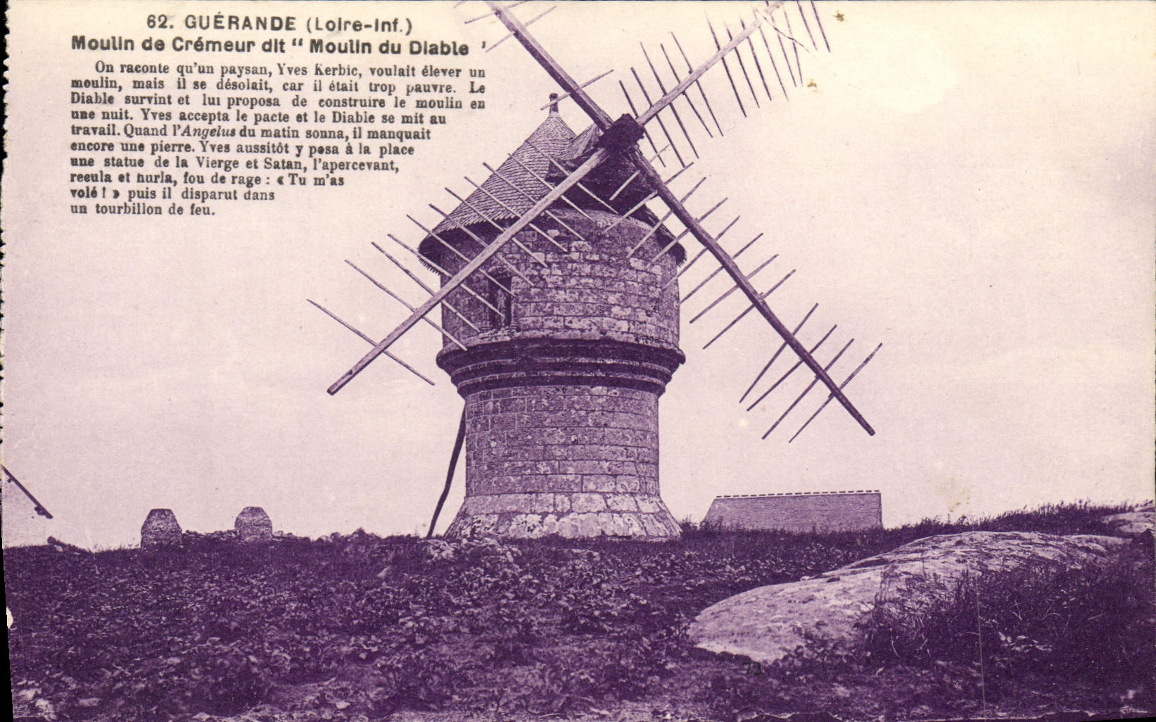 CPA Guerande Moulin De Cremeur Dit Moulin du diable
