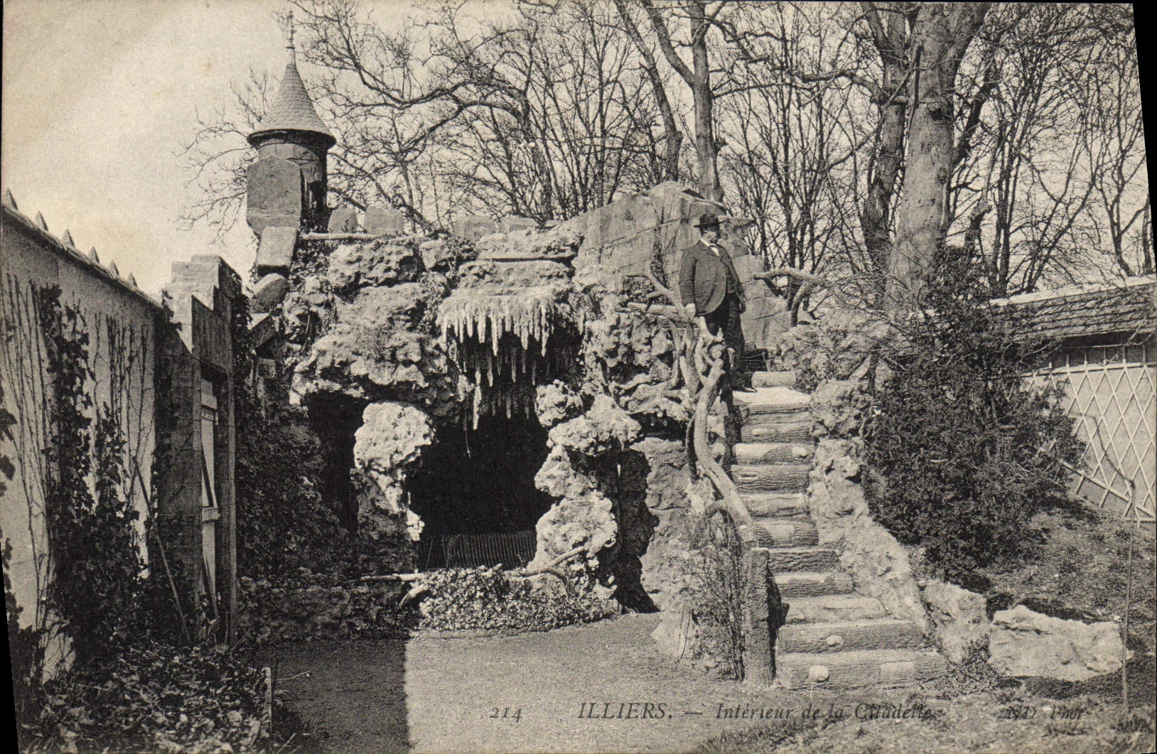 POSTAL Illiers interior de la VENDIMIA de la ciudadela