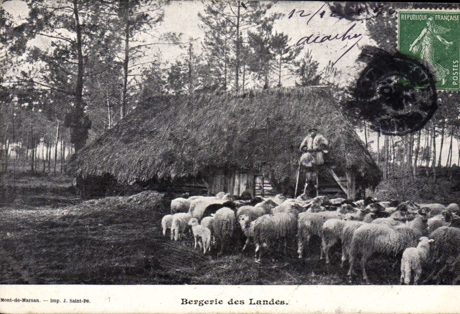 CPA Bergerie Des Landes