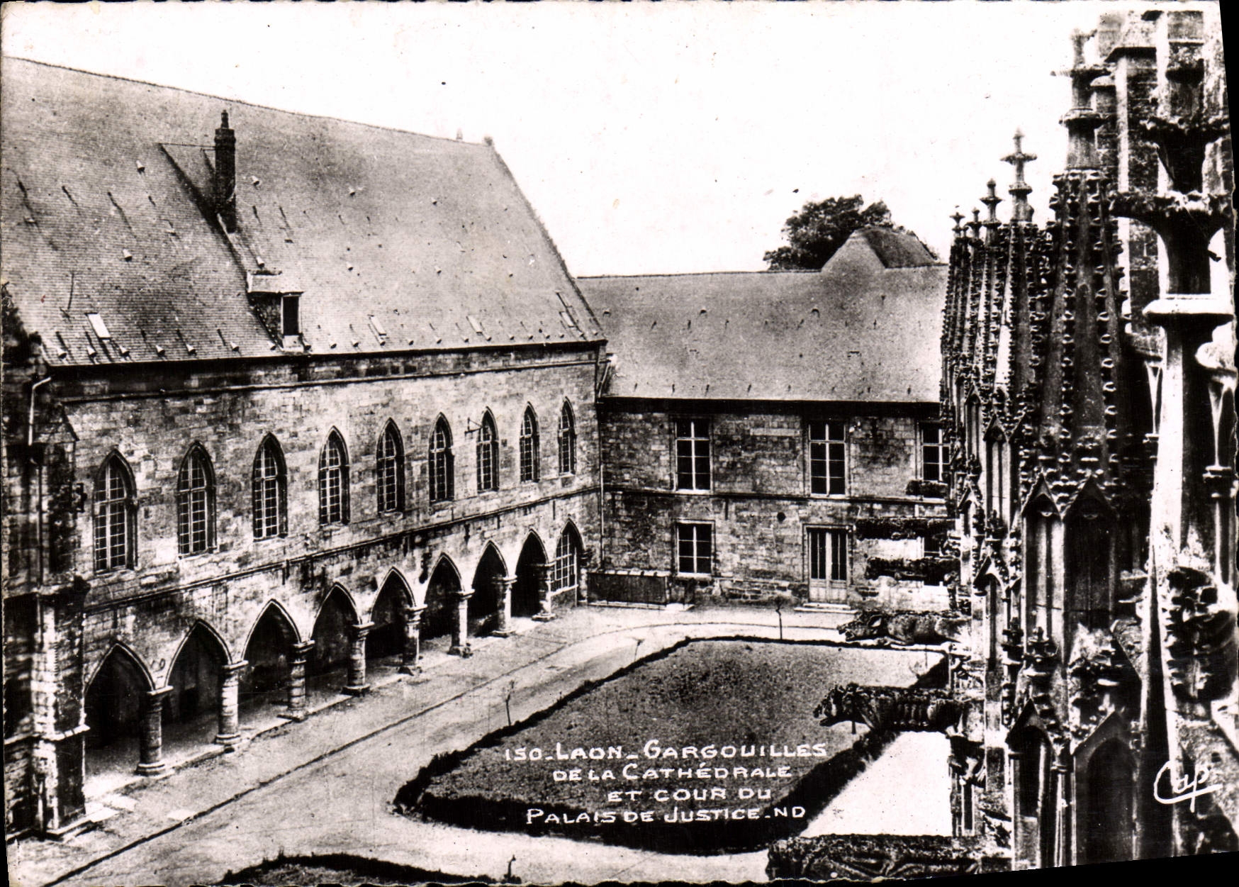 MODERN CARD Laon Waste-gas mains Of the Cathedral And Court Of the law courts