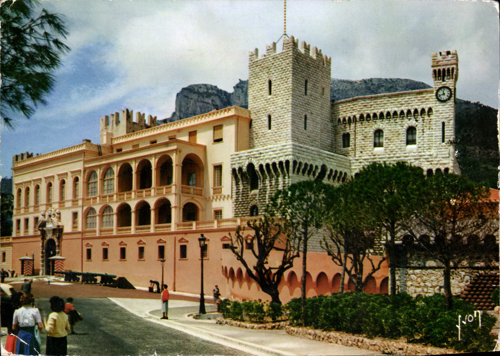 MODERN CARD Colors And Light Of Monaco France the palate of the Prince