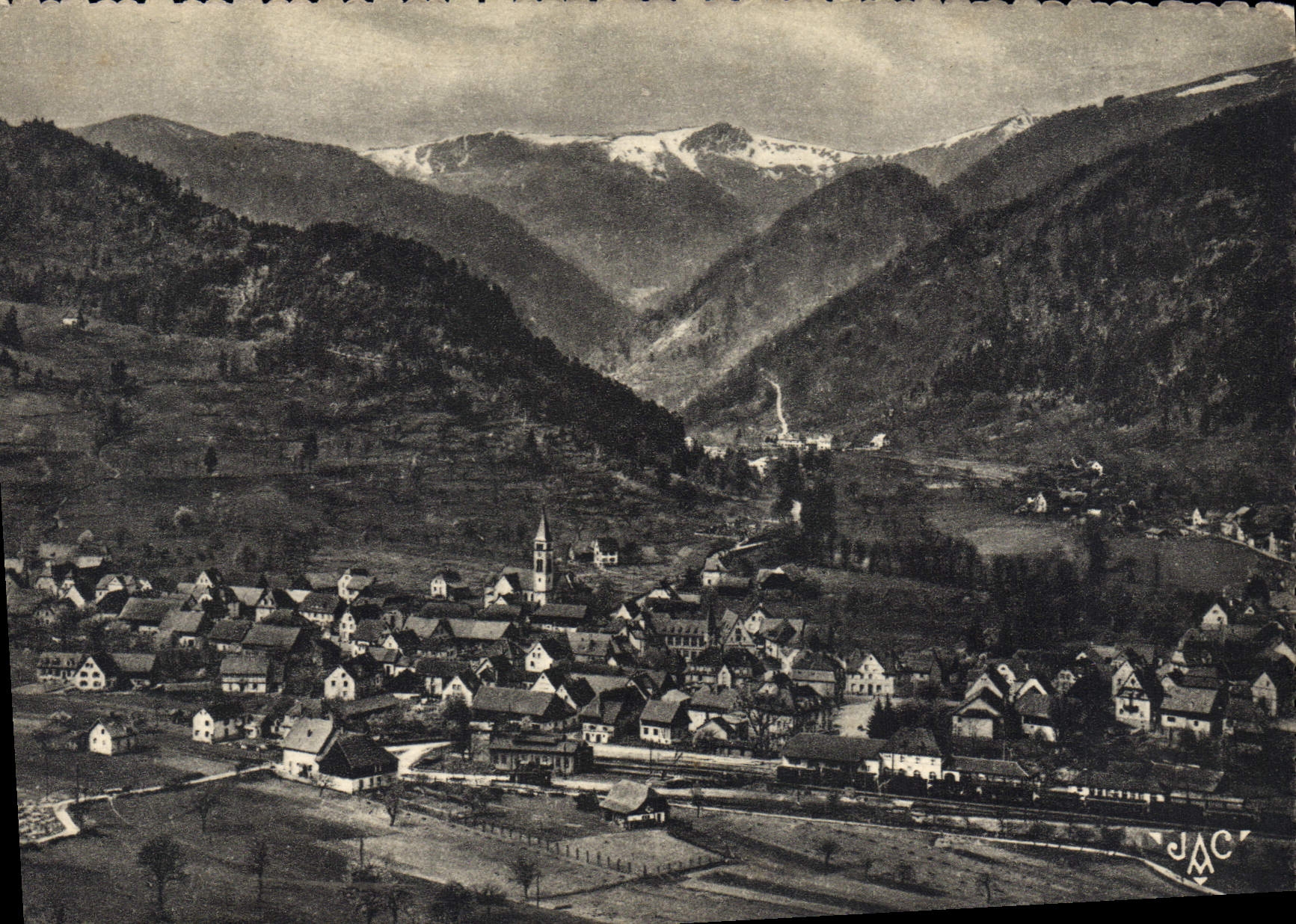 POSTAL MODERNA valle De Munster Metzeral