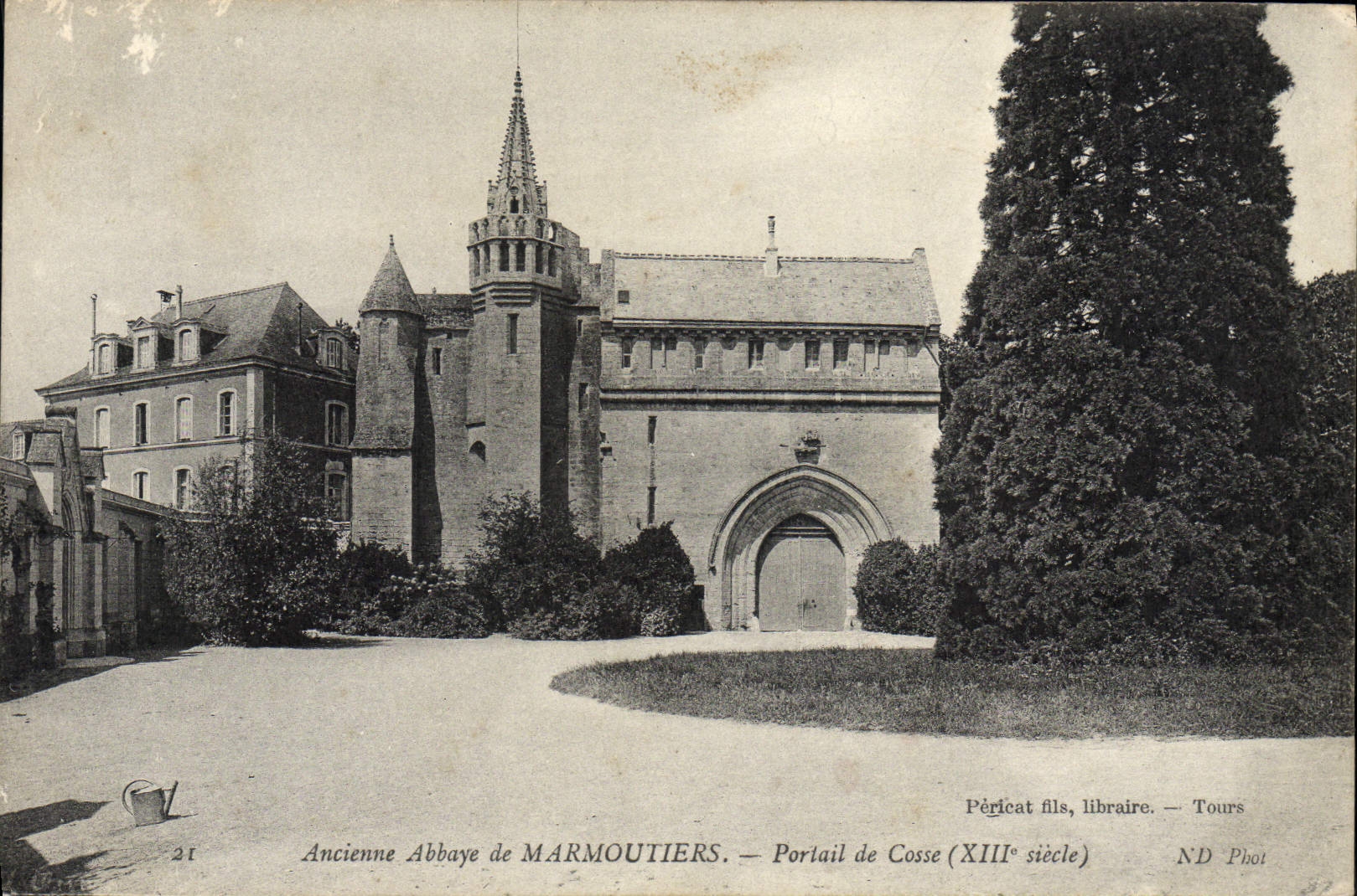 CPA Ancienne abbaye de Marmoutiers Portail d eCosse